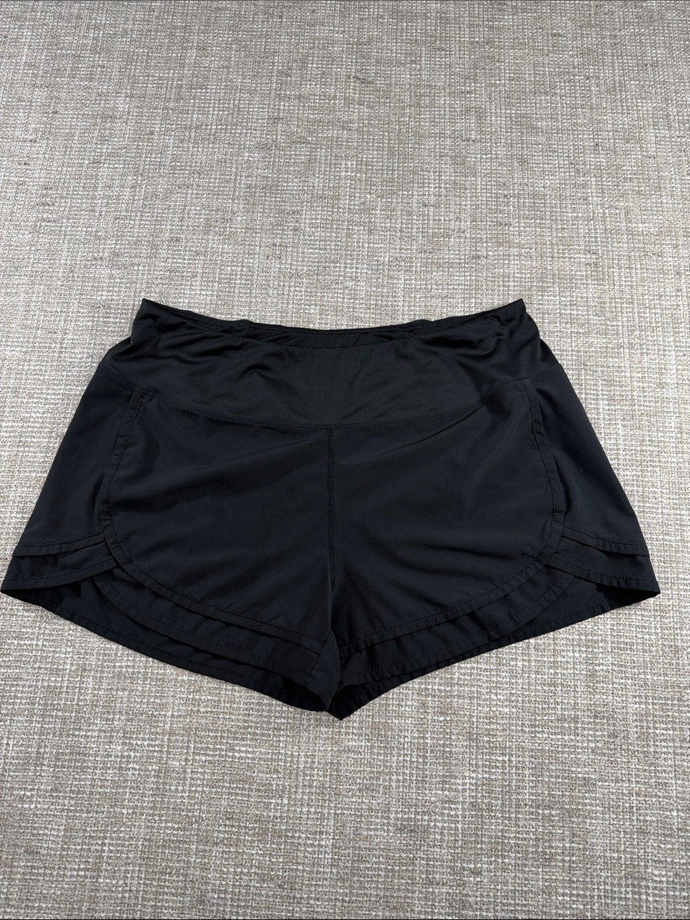 Women’s Black Performance Running Shorts